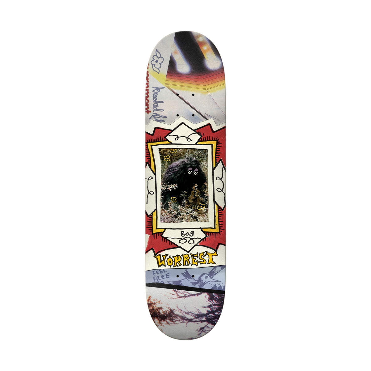 Krooked Worrest Big Foot Twin Tail 8.75" Deck - Venue Skateboards