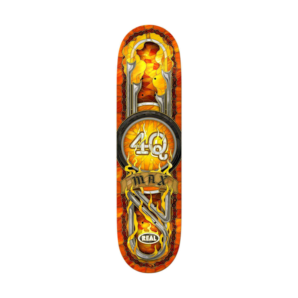 Real Max Schaaf 4Q Cathedral 8.5" Deck - Venue Skateboards