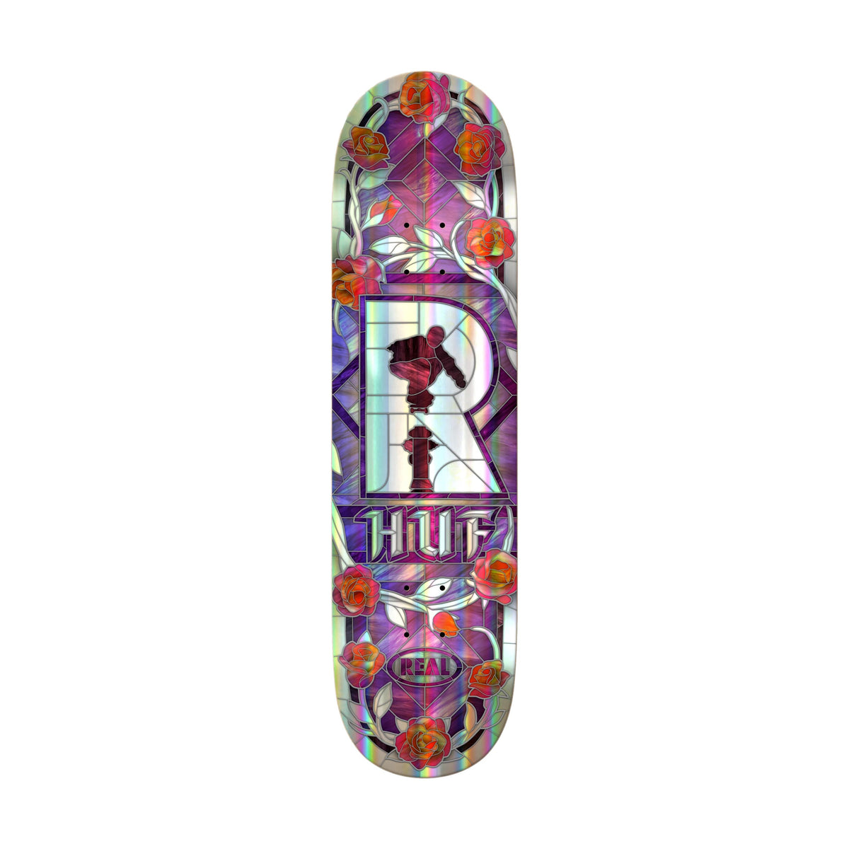 Real Huf Holographic Cathedral 8.25" Deck - Venue Skateboards