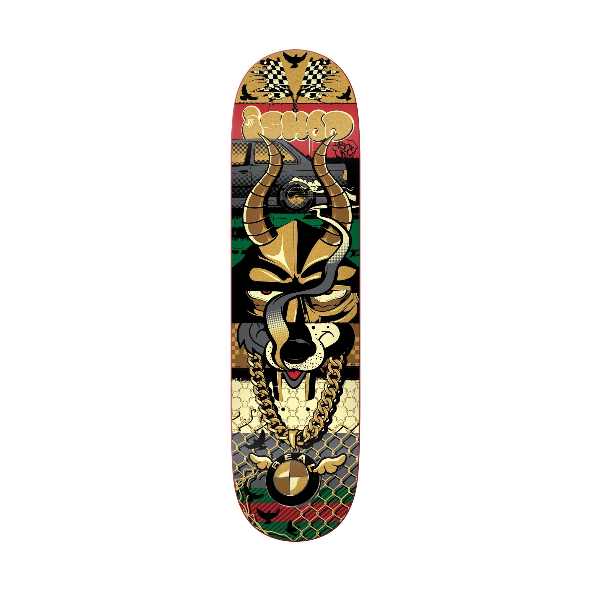 Real X D Face Ishod 8.25" Deck - Venue Skateboards