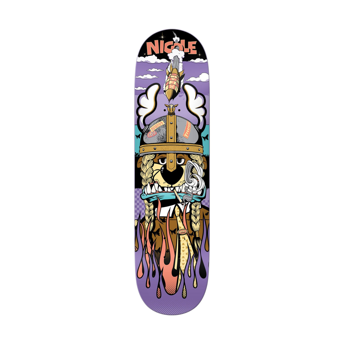 Real X D Face Nicole 8.06&quot; Deck - Venue Skateboards