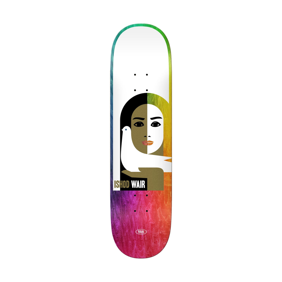 Real Ishod Peace Tie Dye 8.5&quot; Deck - Venue Skateboards