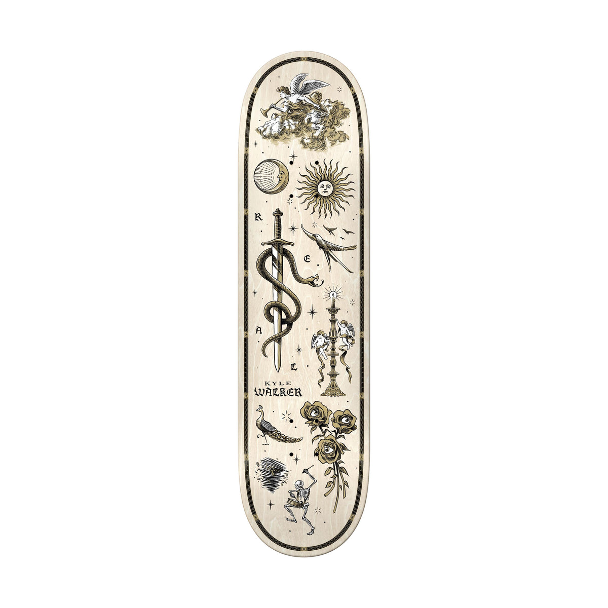 Real Kyle Engraved 8.38" Deck - Venue Skateboards