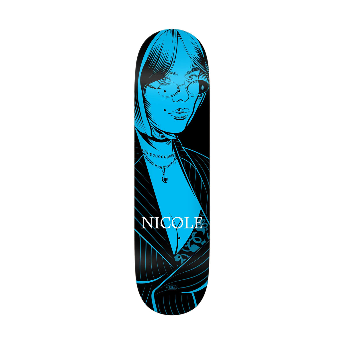Real Nicole Crush Twin Nose 8.25&quot; Deck - Venue Skateboards