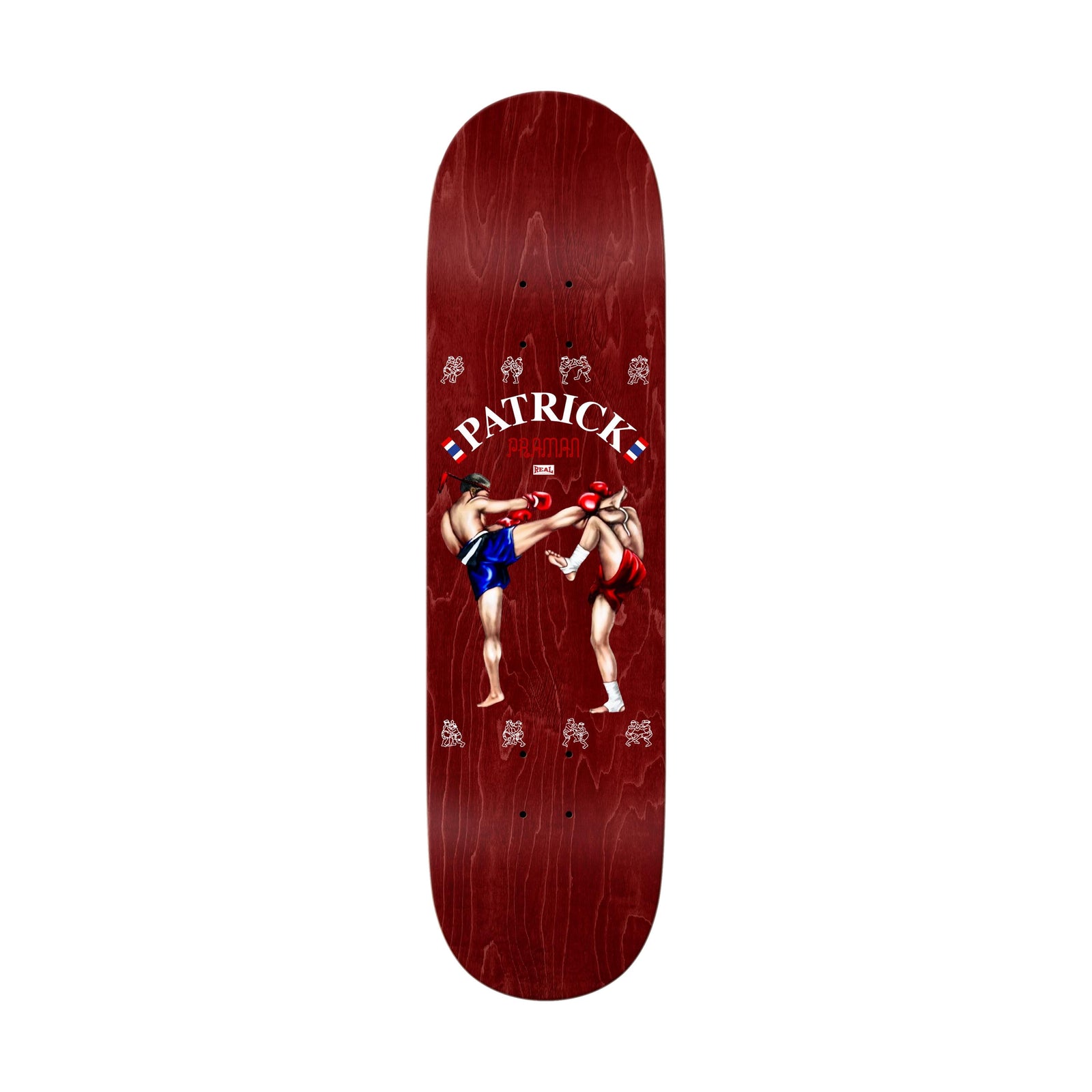 Real Praman Muay Thai 8.5" Deck - Venue Skateboards