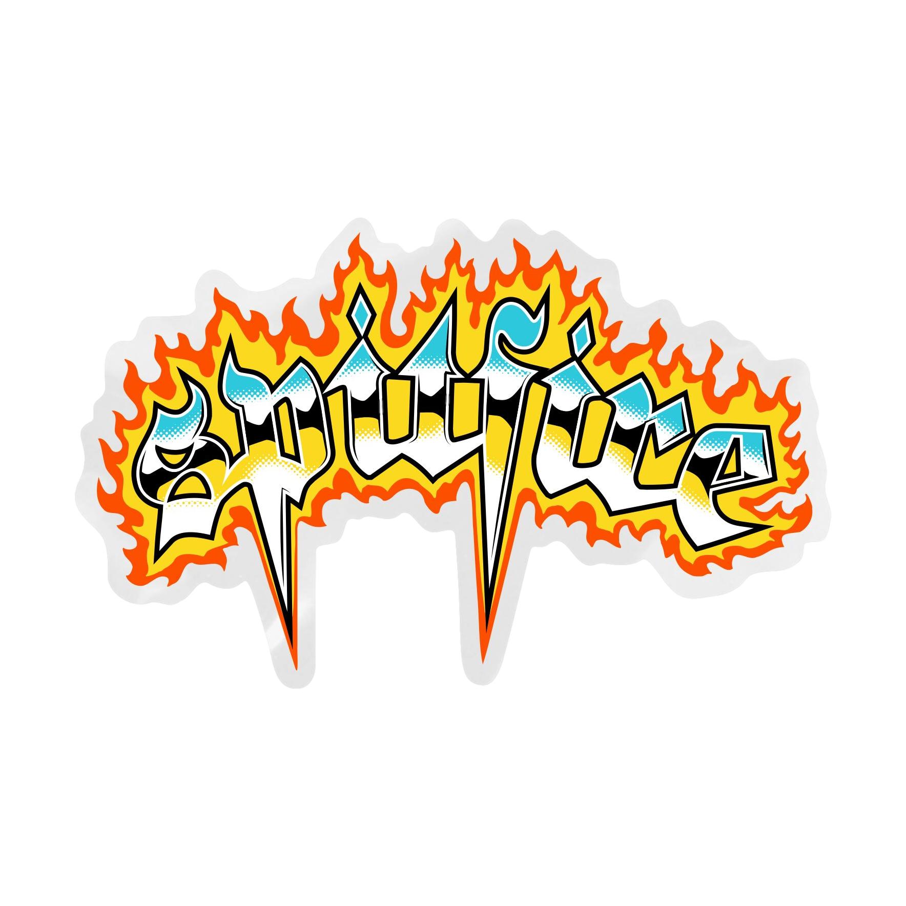 Spitfire Venom Chrome Small  Sticker - Venue Skateboards