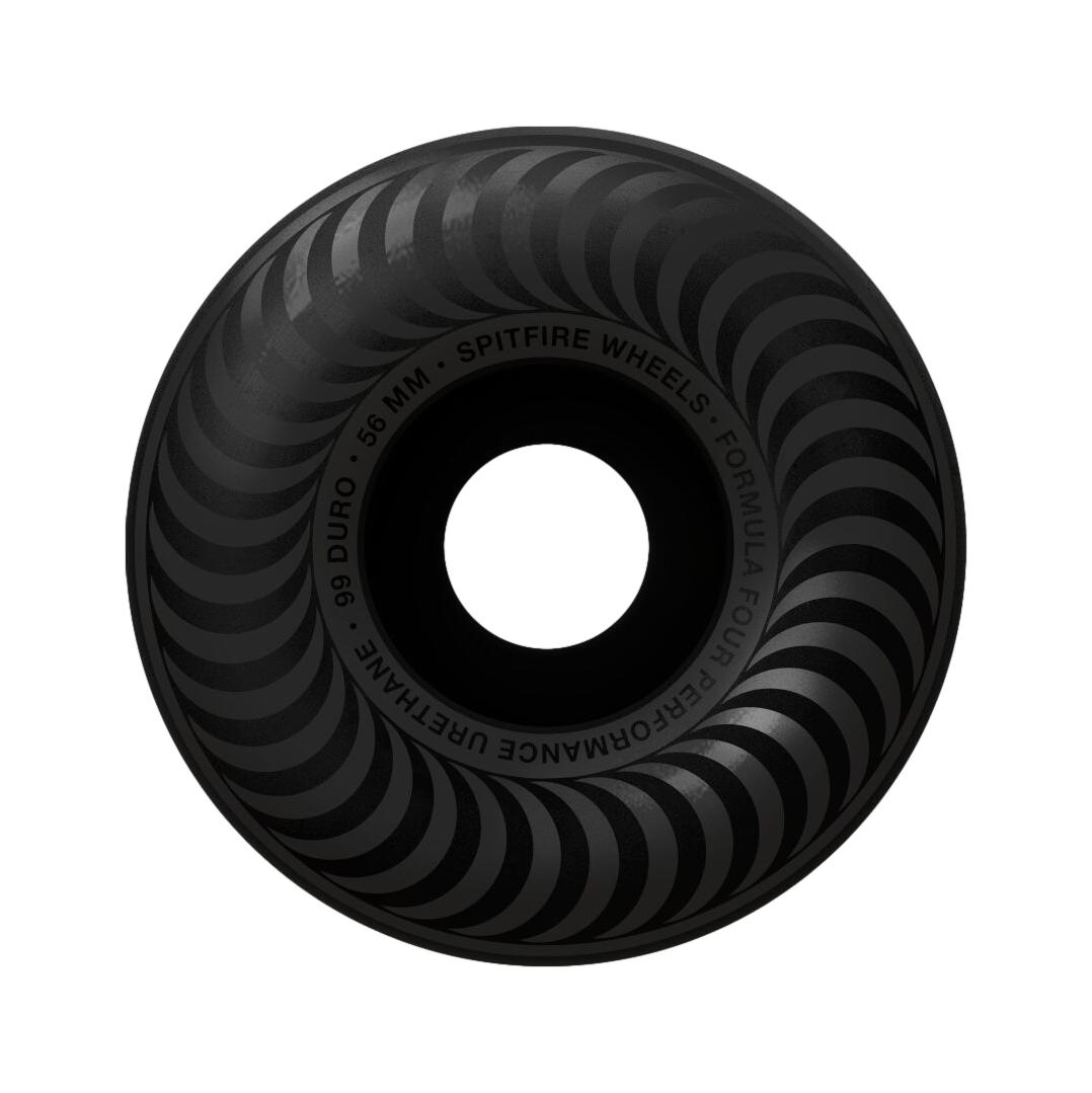 SF F499 Classic Swirl Black 56mm Wheels - Venue Skateboards