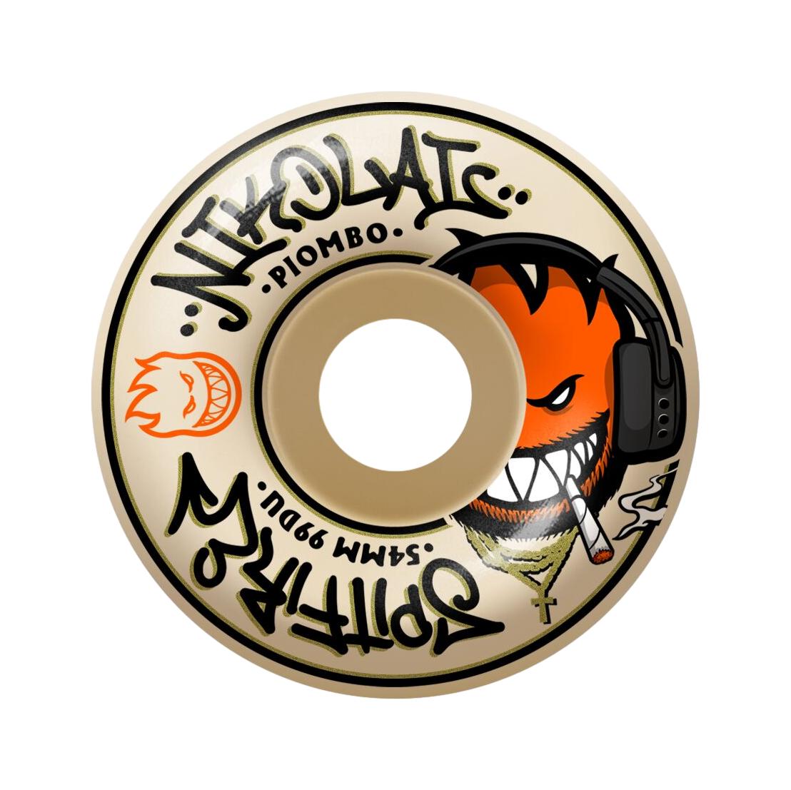 Spitfire F4 99 Nikolai Piombo Classic 52mm Wheels - Venue Skateboards