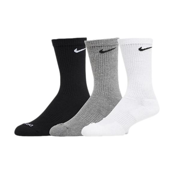 Nike Everyday Mens Crew Socks Assorted 3Pk - Venue Skateboards