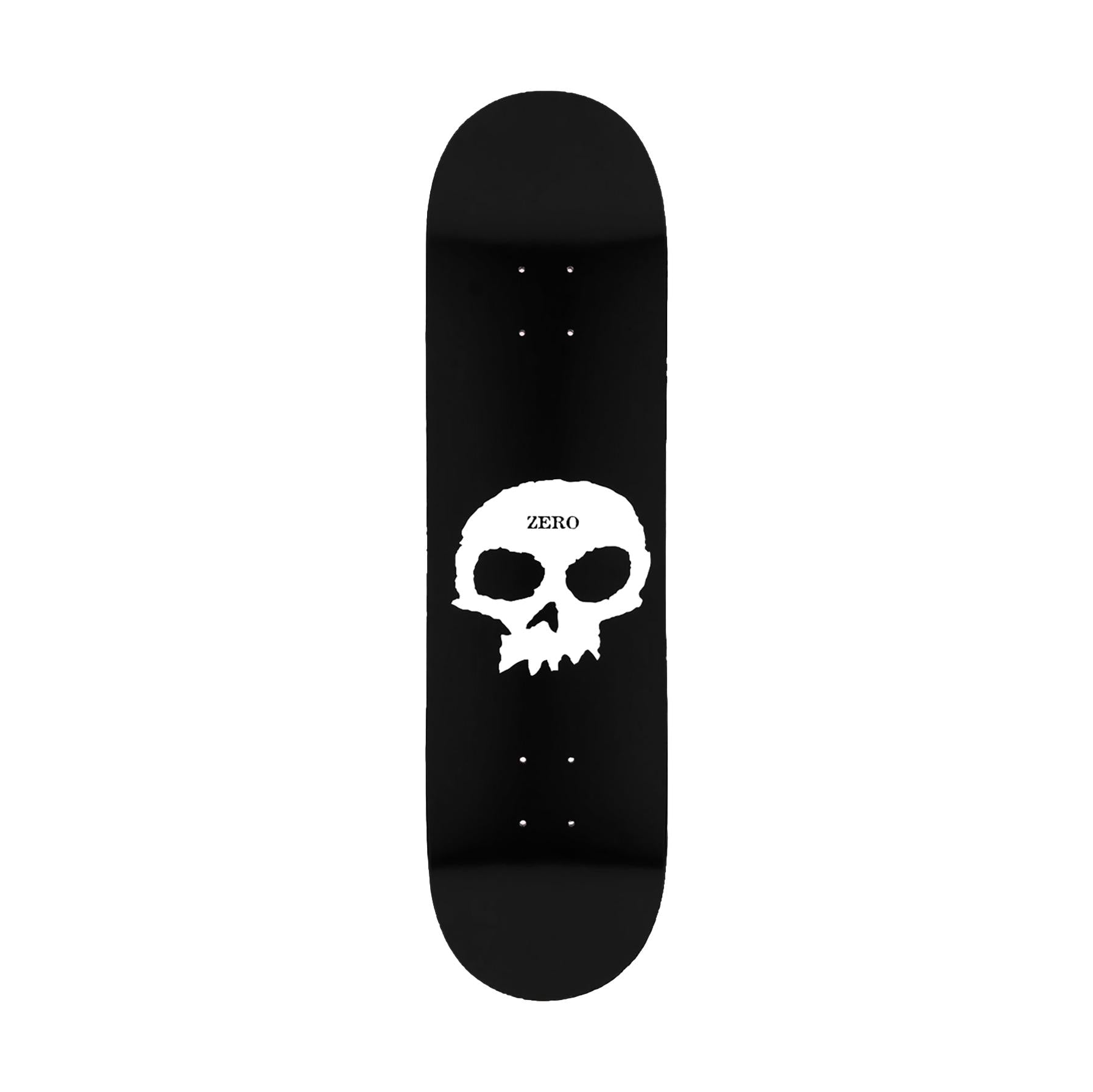 Zero Single Skull 8.25" Deck - Venue Skateboards