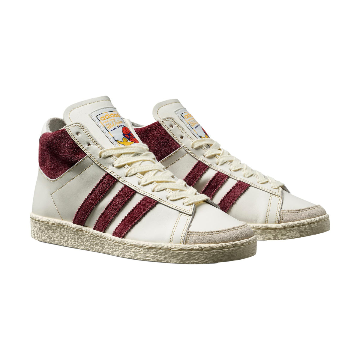 Adidas Jabbar Hi X Mark Gonzales Chalk White/Shadow Red/Alumina - Venue Skateboards