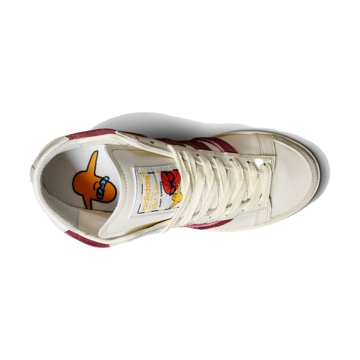 Adidas Jabbar Hi X Mark Gonzales Chalk White/Shadow Red/Alumina - Venue Skateboards