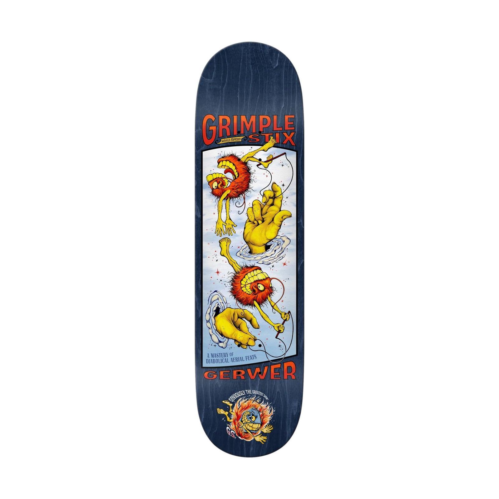 Anti Hero Gerwer Grimple Stix Obvious Greats 8.25" Deck - Venue Skateboards