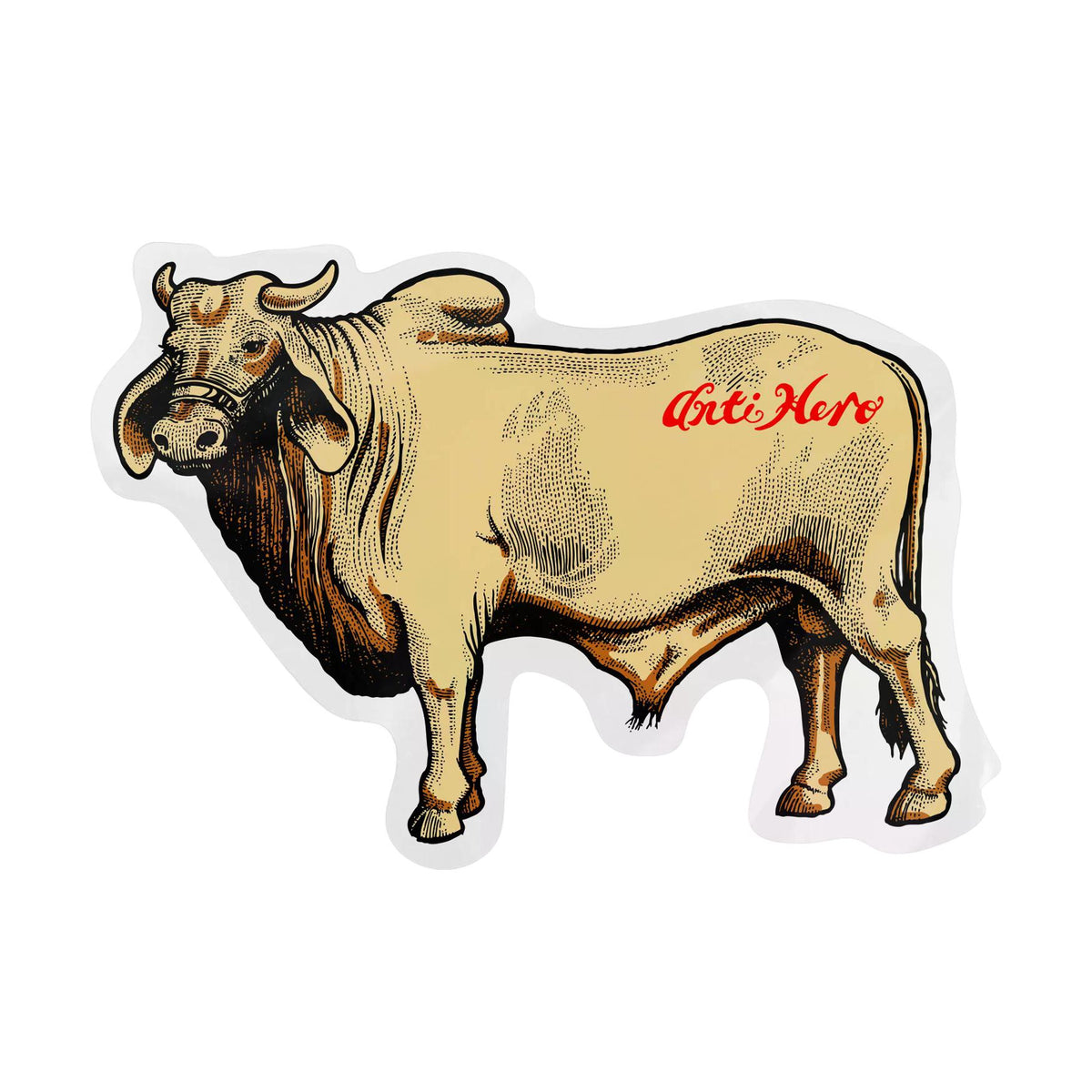 Anti Hero Cow 7in Sticker - Venue Skateboards