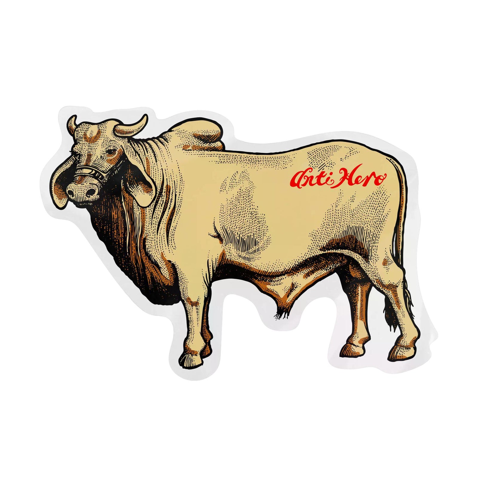 Anti Hero Cow 7in Sticker - Venue Skateboards