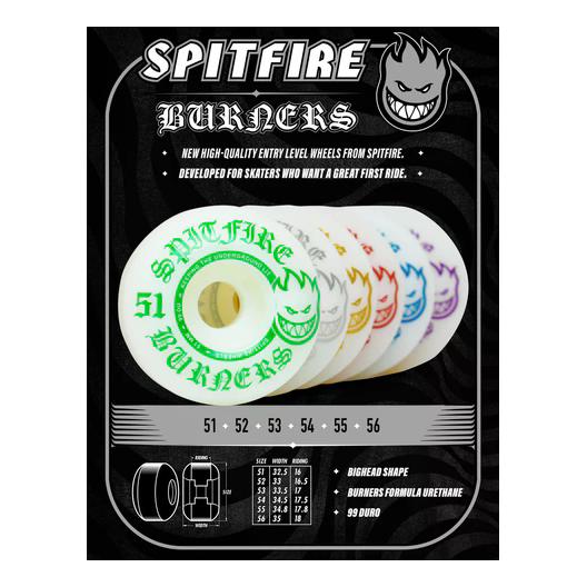 SF Burner 99Du 51mm Wheels - Venue Skateboards