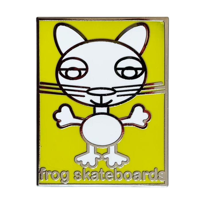 Frog Yellow Cat Pin - Venue Skateboards