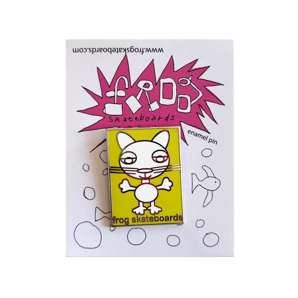 Frog Yellow Cat Pin - Venue Skateboards