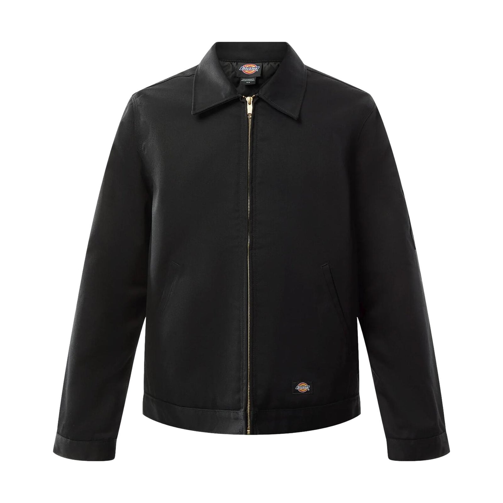 Dickies Men's Quilt Lined Woven Twill Water Resistant Jacket Black - Venue Skateboards