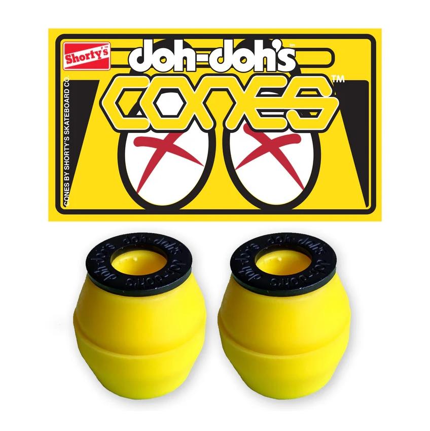 Shorty&#39;s Doh Doh&#39;s Cones Yellow 92a Bushings - Venue Skateboards