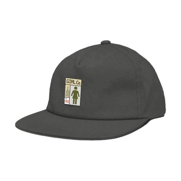 Girl Skateboards Gridbox 5 Panel Hat Grey