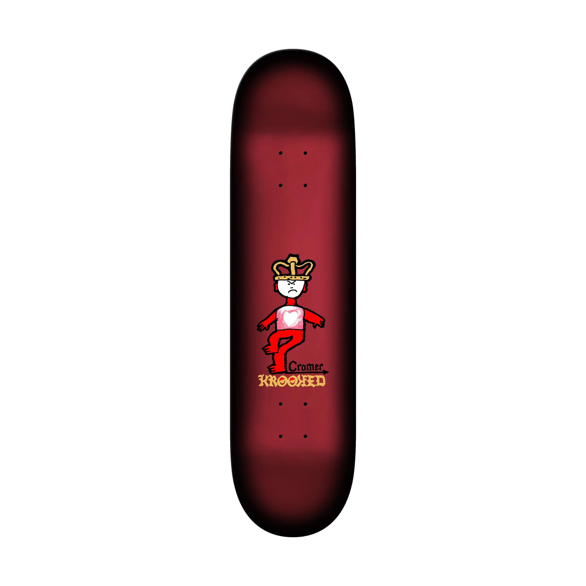 Krooked Cromer Mad King 8.06&quot; Deck - Venue Skateboards