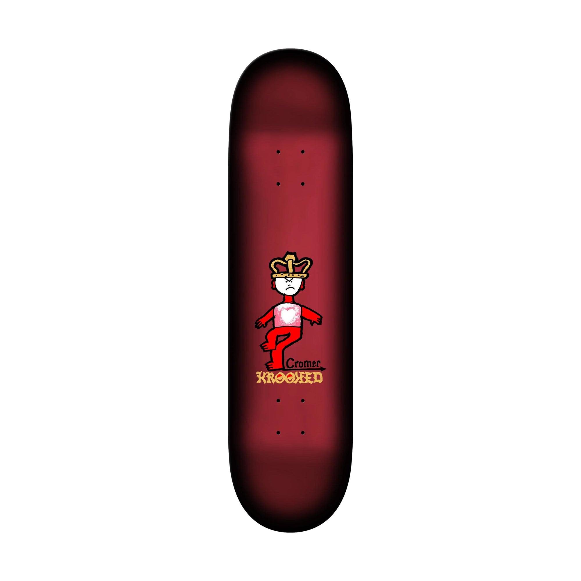 Krooked Cromer Mad King 8.06" Deck - Venue Skateboards