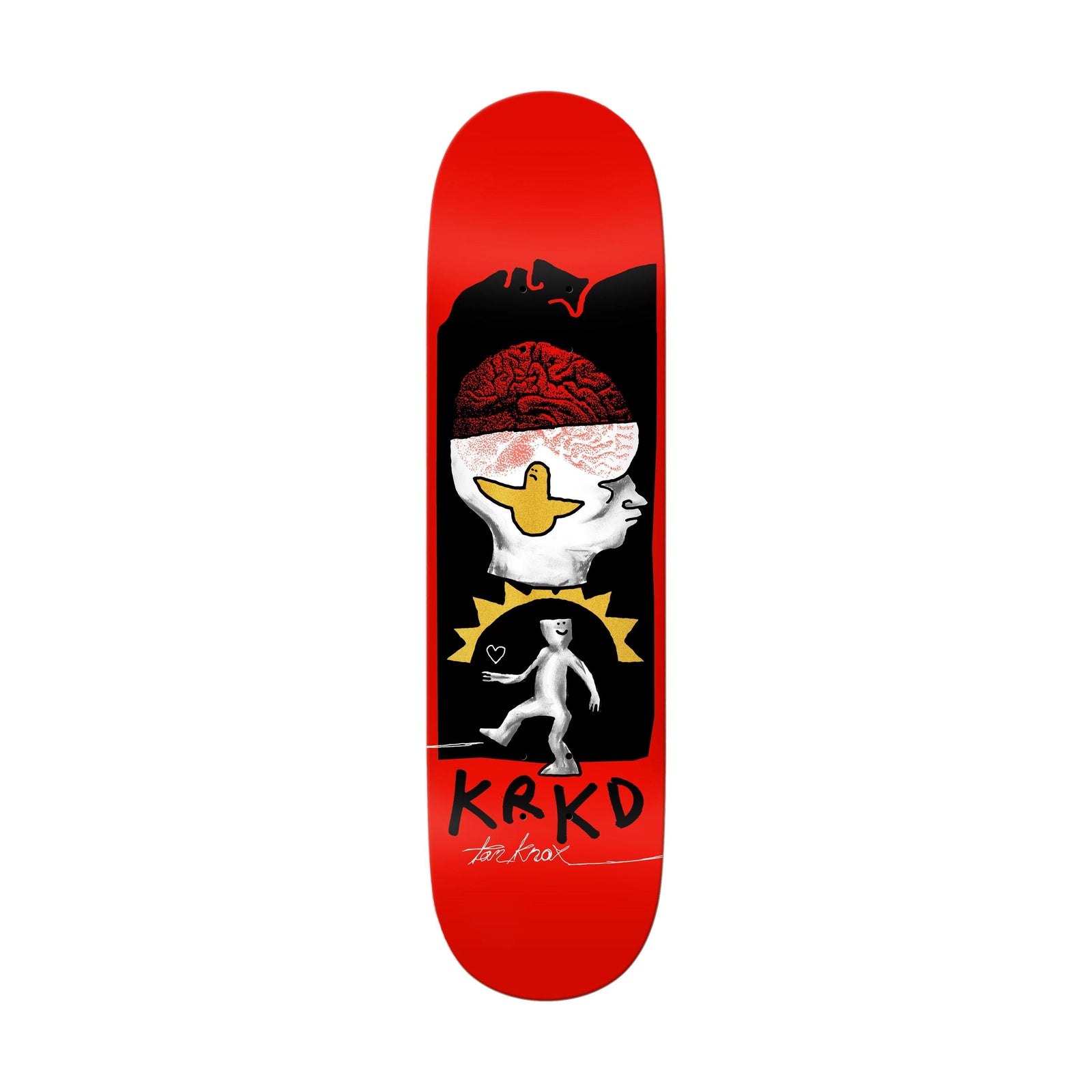 Krooked Knox Brain and Bird 8.5" Deck - Venue Skateboards