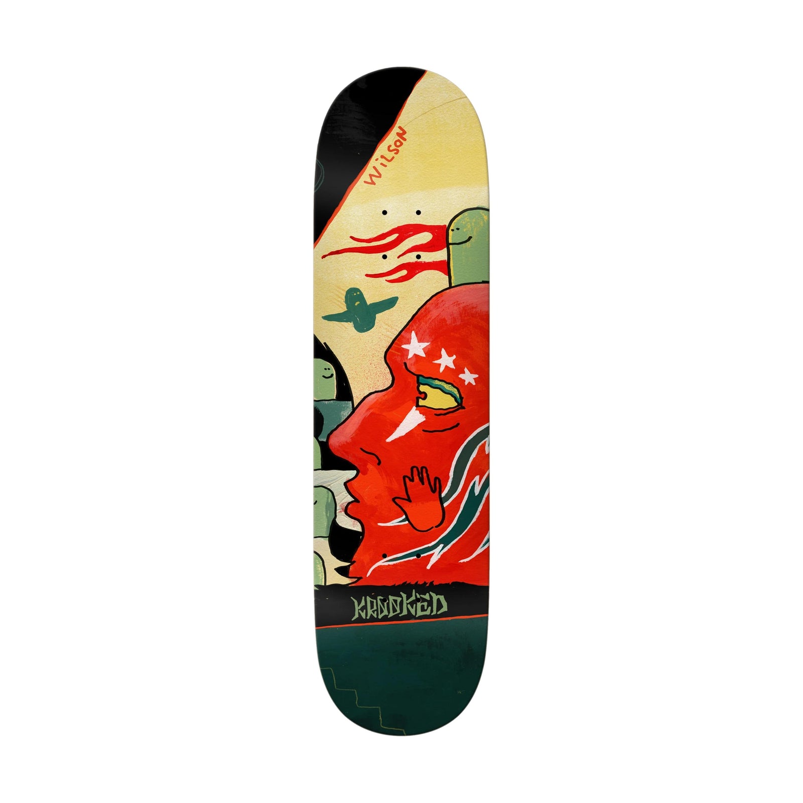 Krooked Wilson Three Star 8.5" Deck - Venue Skateboards