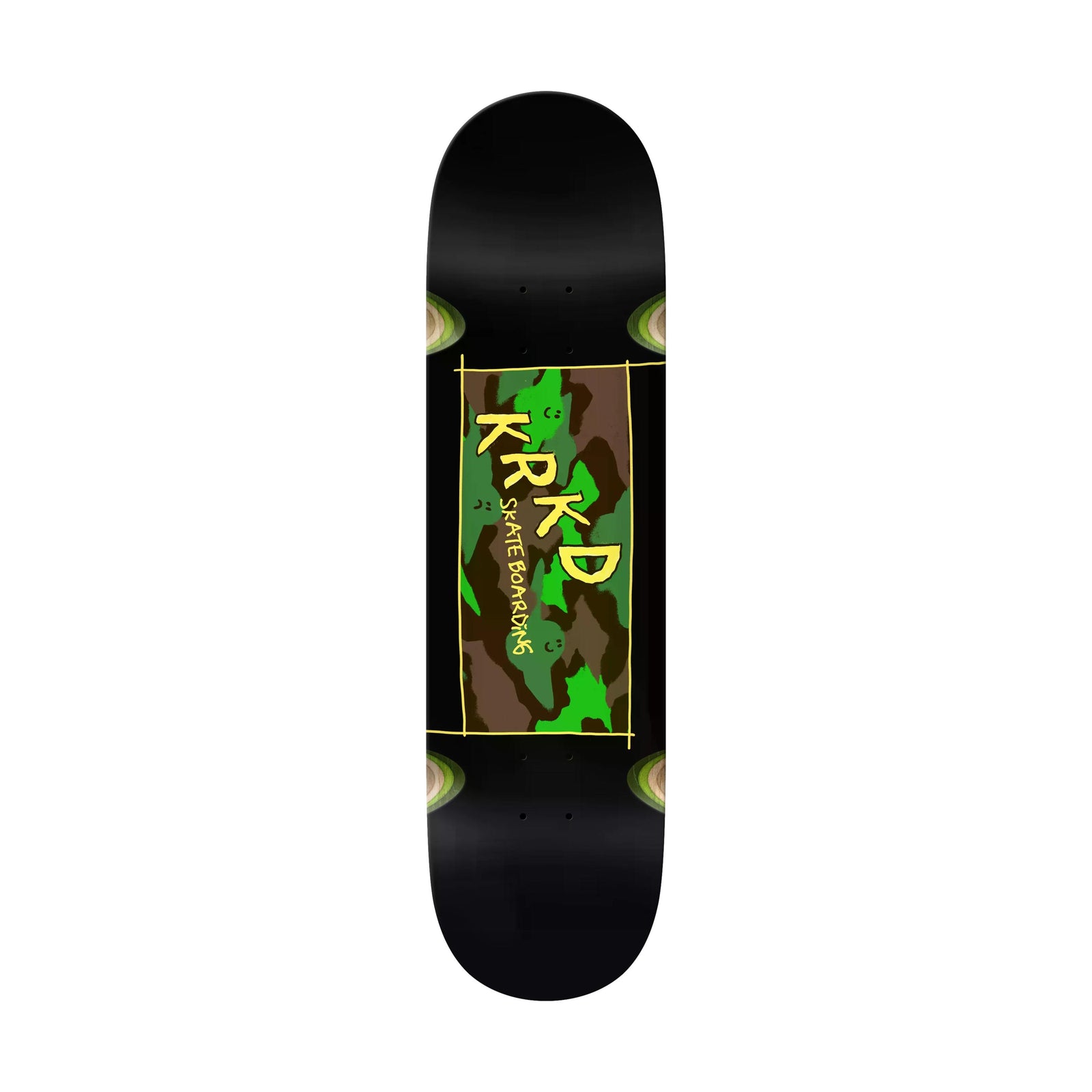 Krooked Team Kamo Black 9" Deck - Venue Skateboards