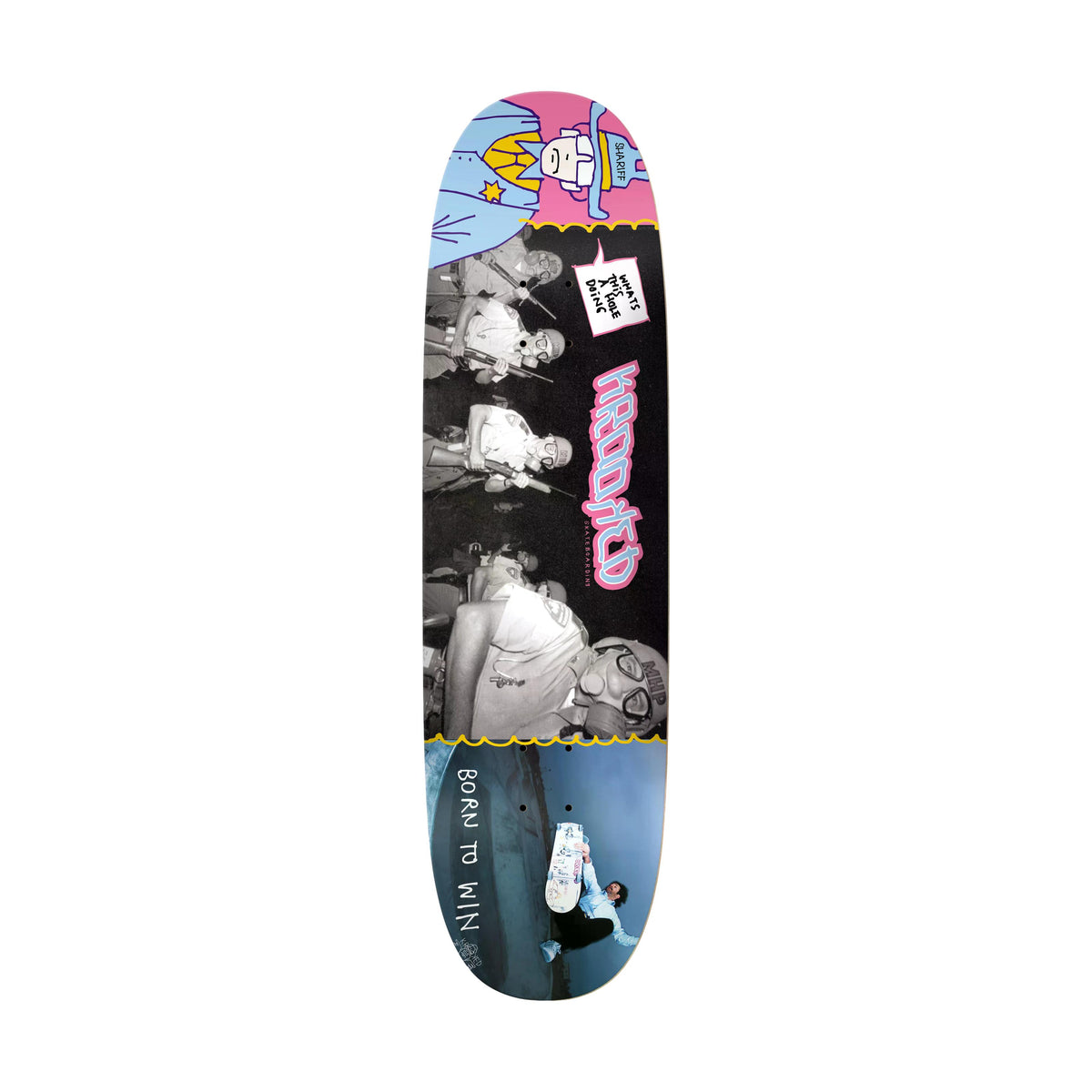 Krooked A-Hole Reissue Twin Nose 8.75' Deck - Venue Skateboards