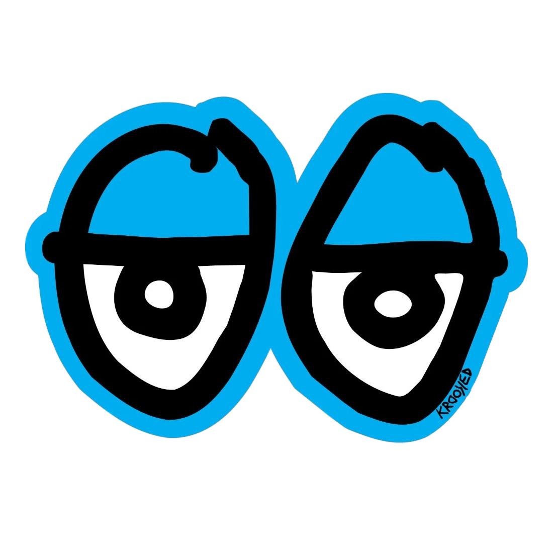 Krooked Eyes Diecut Medium Sticker - Venue Skateboards