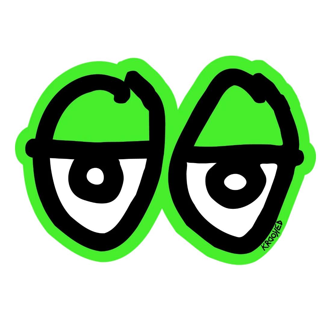 Krooked Eyes Diecut Medium Sticker - Venue Skateboards