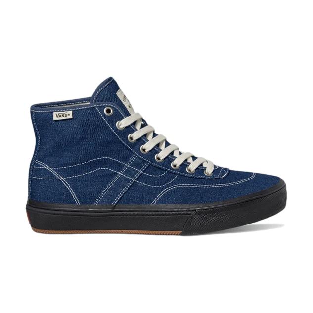 Vans Crockett High Decon Denim Car Blue - Venue Skateboards