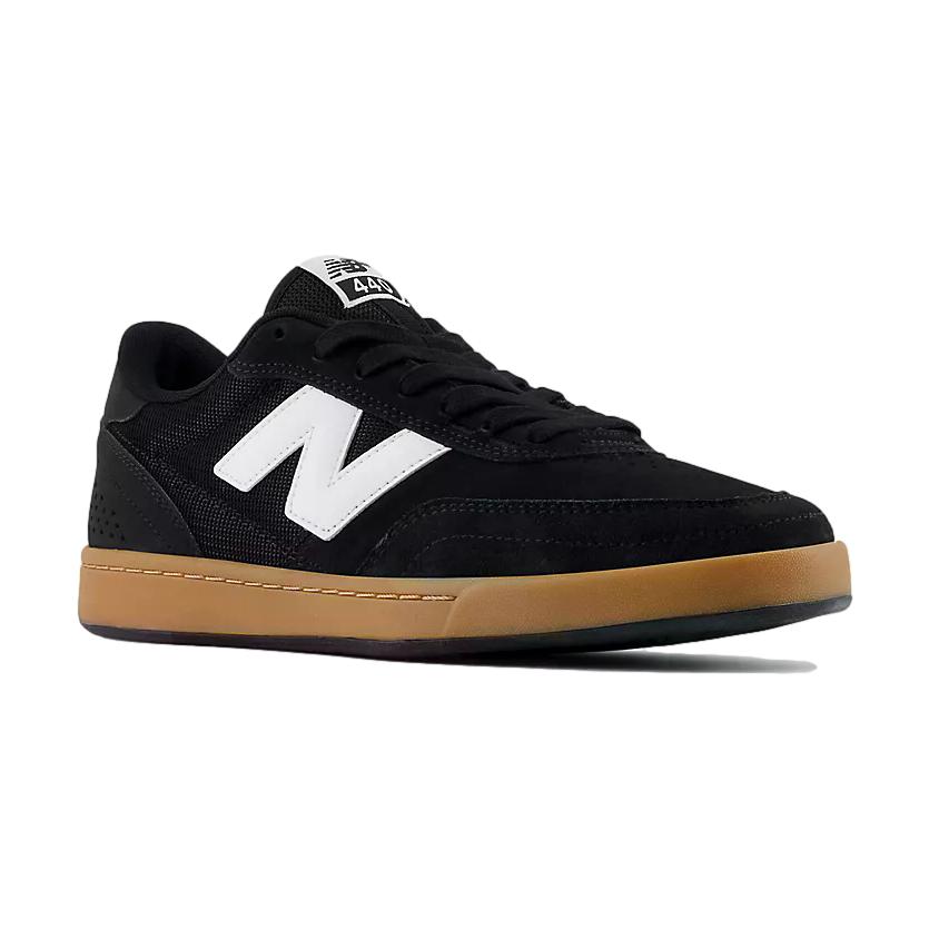 New Balance 440 V2 Low Black/White/Gum - Venue Skateboards