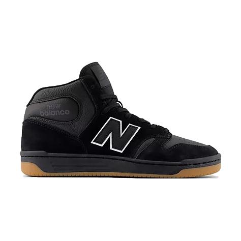 New Balance 480 High Black/Gum - Venue Skateboards