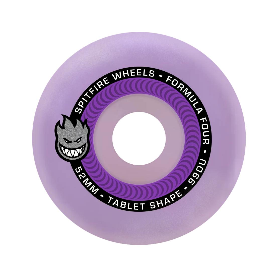 Spitfire F499a Tablets Purple 52mm Wheels - Venue Skateboards
