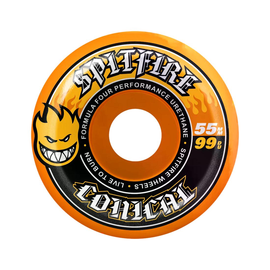SF F499 Conical Colors Orange 55mm Wheels - Venue Skateboards