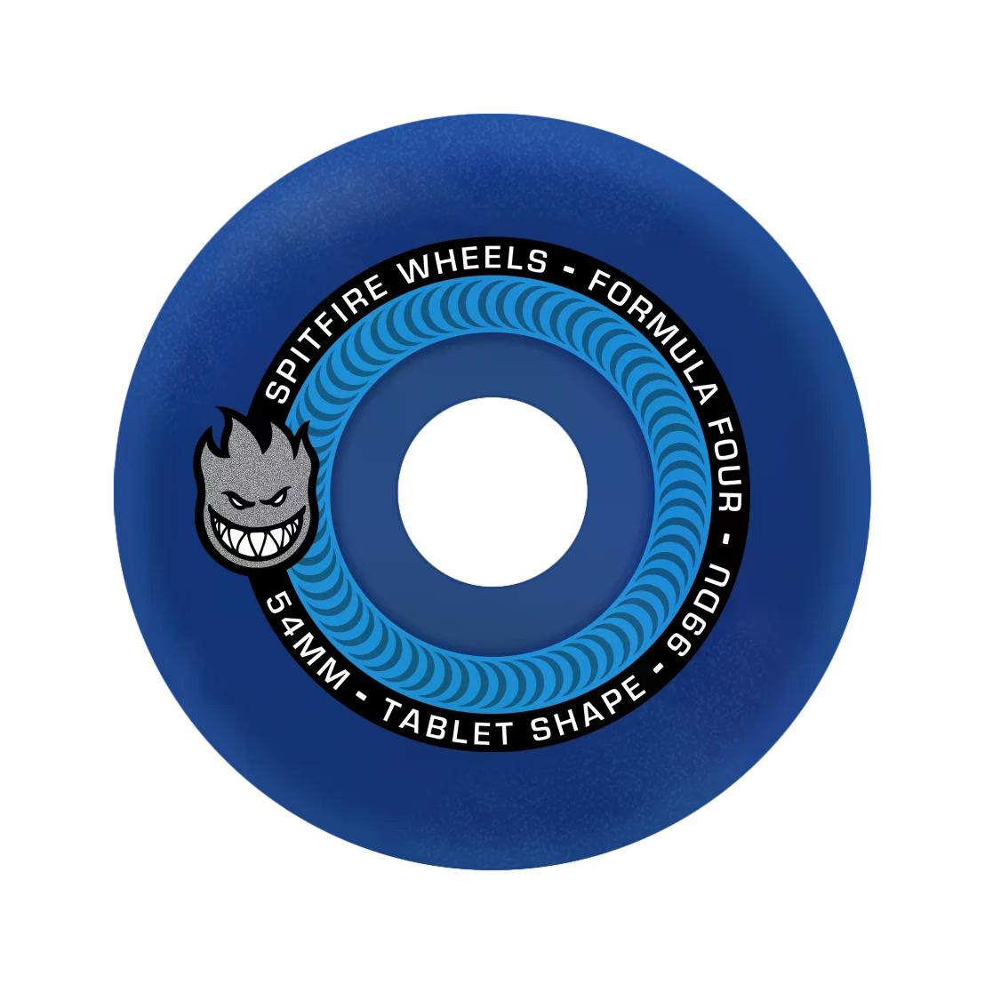 Spitfire F499a Tablets Ice Blue 54mm Wheels - Venue Skateboards