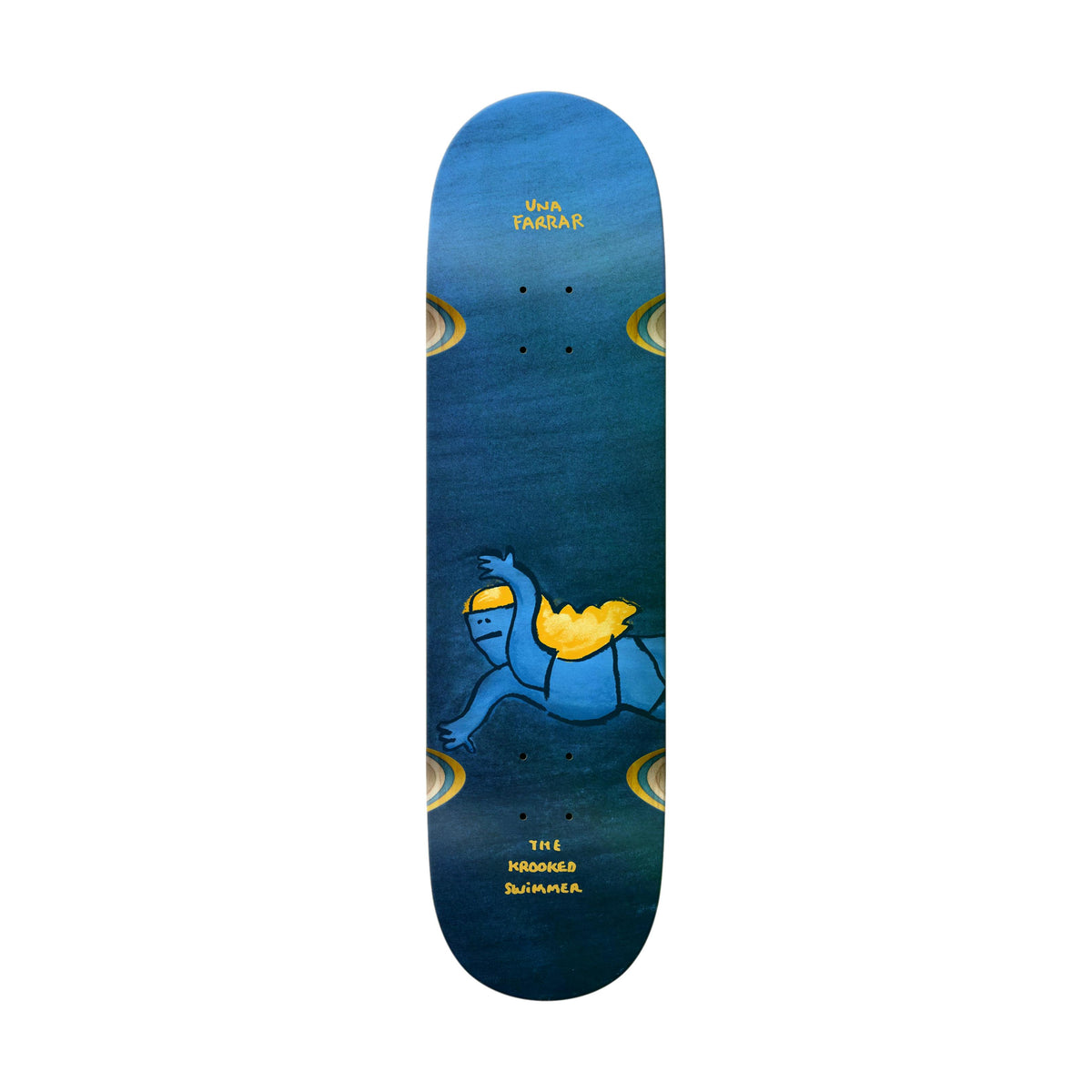Krooked Una Swimmer Wheel Wells 8.28" Deck - Venue Skateboards