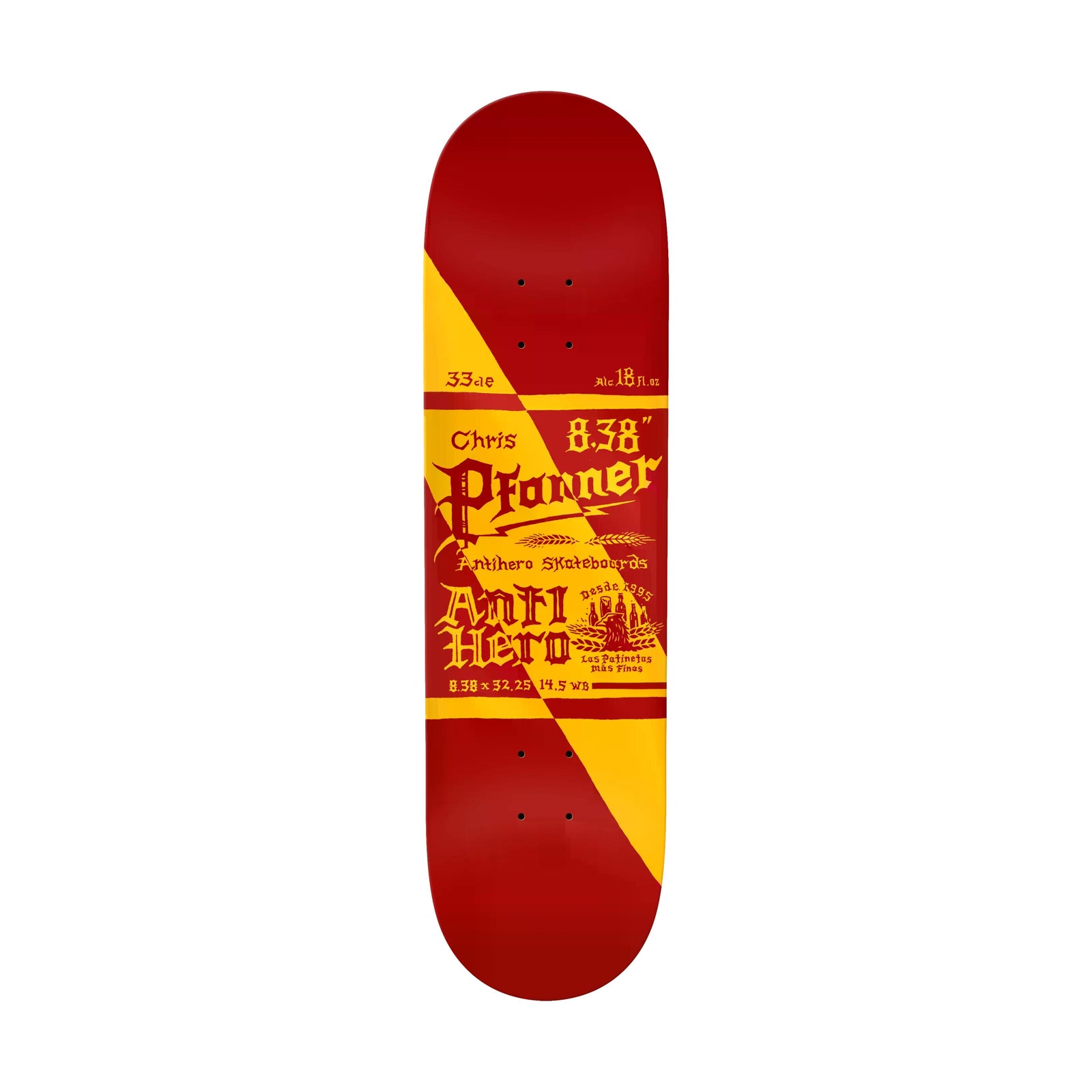 Anti Hero Pfanner Mas Refrescos 8.38" Deck - Venue Skateboards