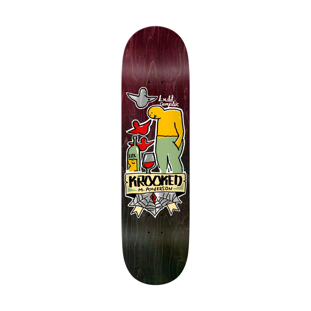 Krooked Manderson Complex 8.38" Deck - Venue Skateboards