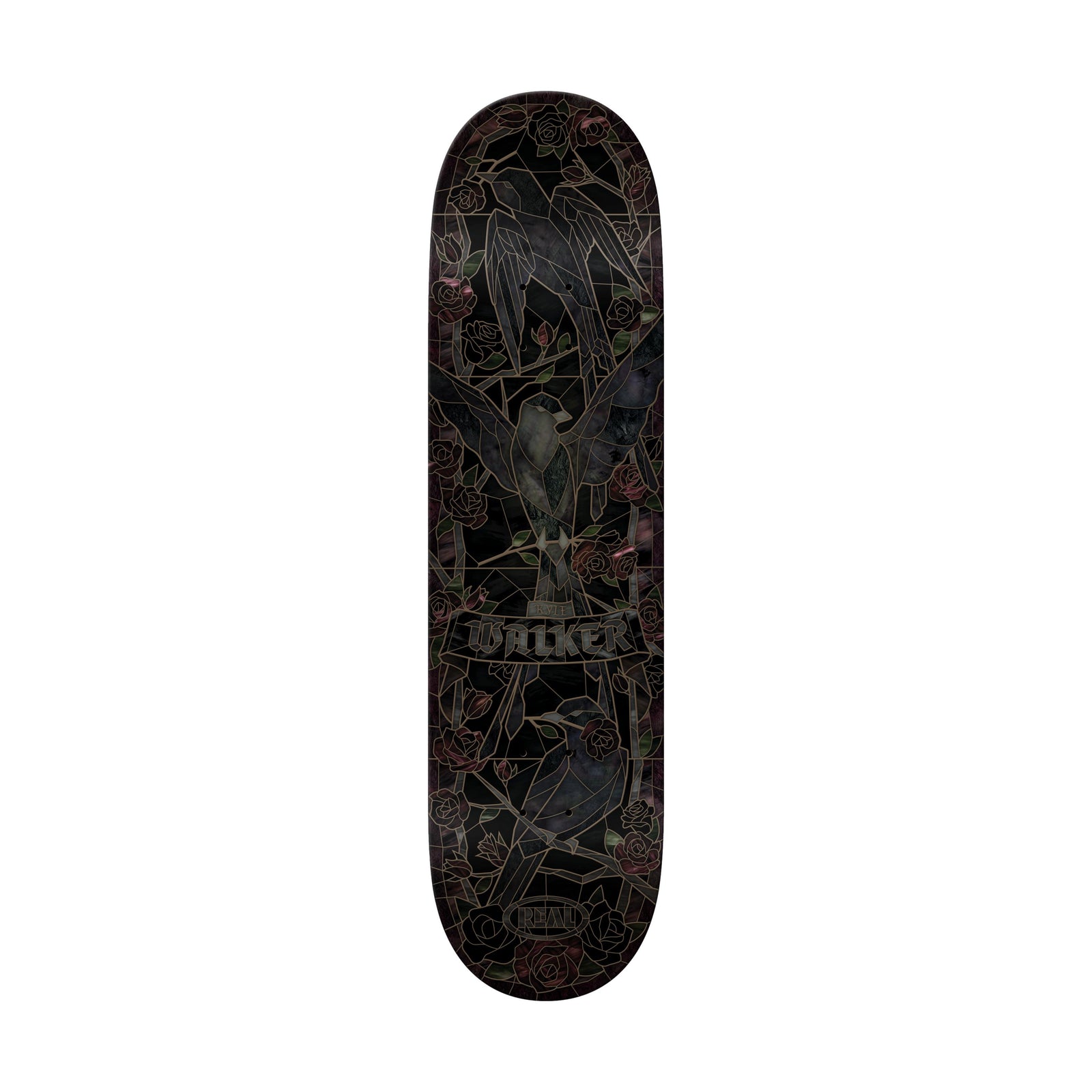 Real Kyle Black Sunday Cathedral 8.38" Deck - Venue Skateboards