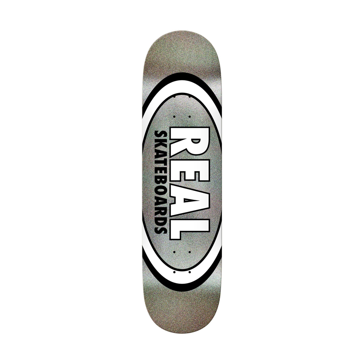 Real Easy Rider Oval Silver 8.25&quot; Deck - Venue Skateboards