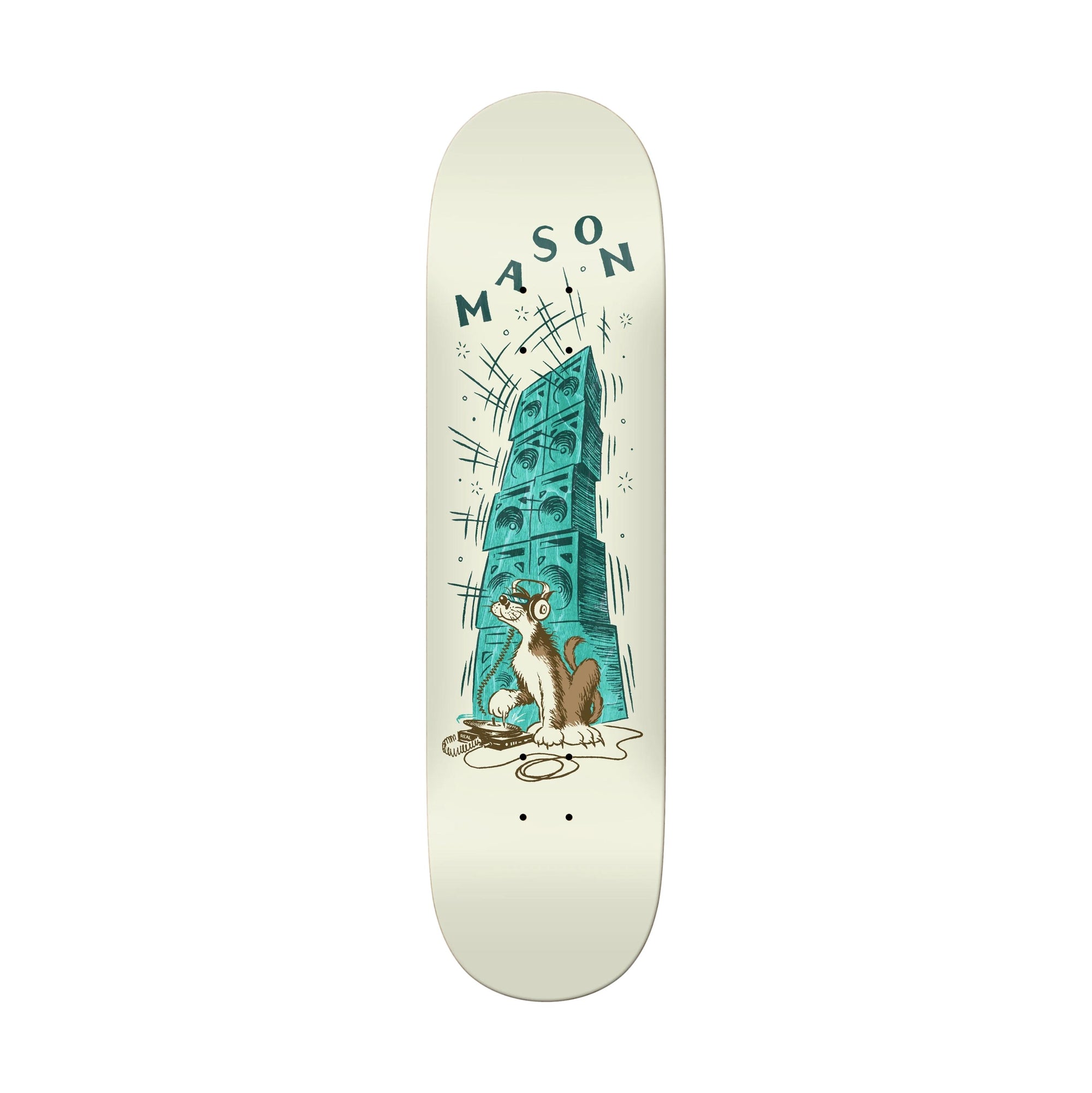 Real Mason Record Scratch 8.28" Deck - Venue Skateboards
