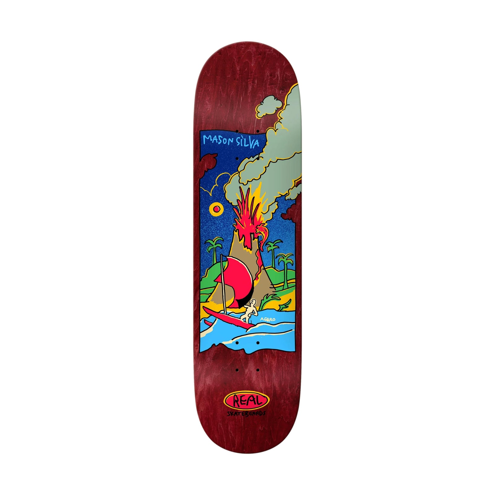 Real Mason Volcano DBX 8.28" Deck - Venue Skateboards