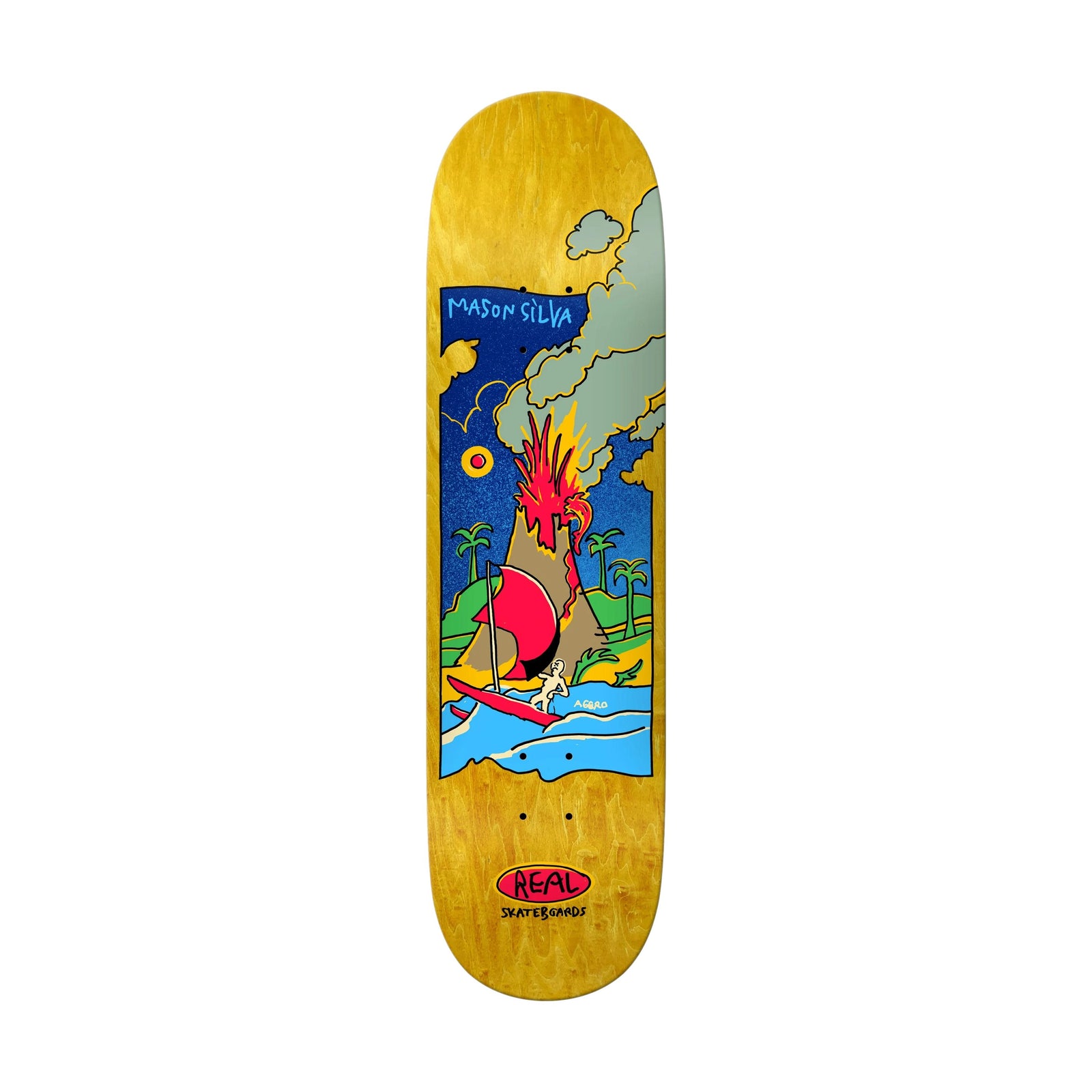 Real Mason Volcano TF 8.38" Deck - Venue Skateboards