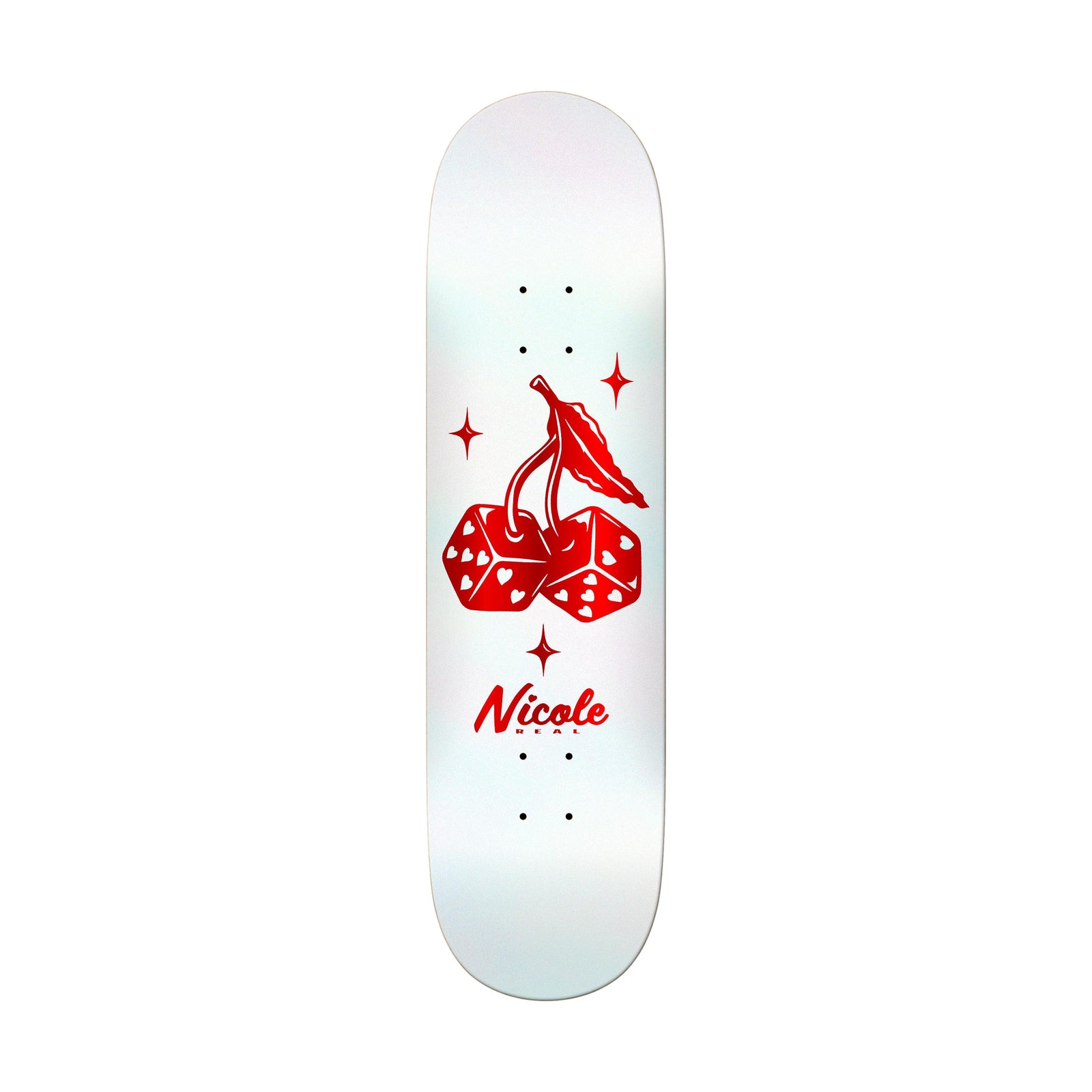 Real Nicole Highroller Twin Nose 8.0" Deck - Venue Skateboards