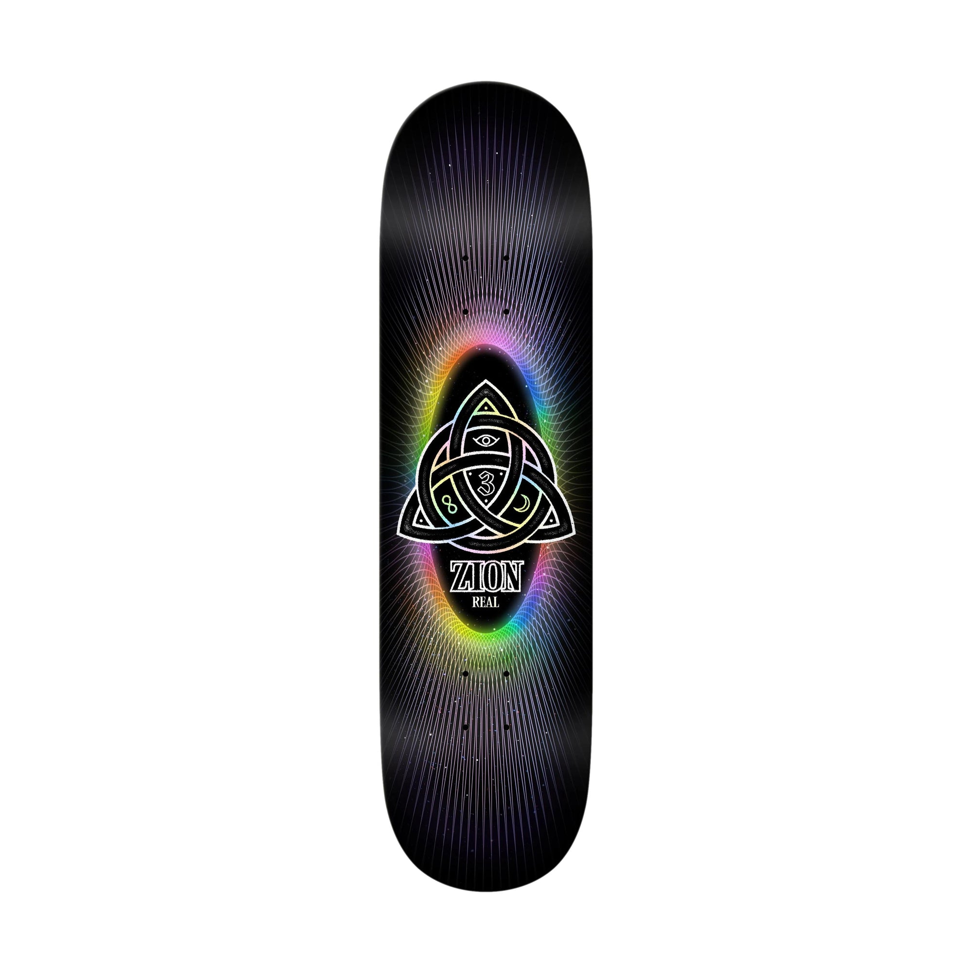 Real Zion Power of 3's EZ Rider 8.5" Deck - Venue Skateboards
