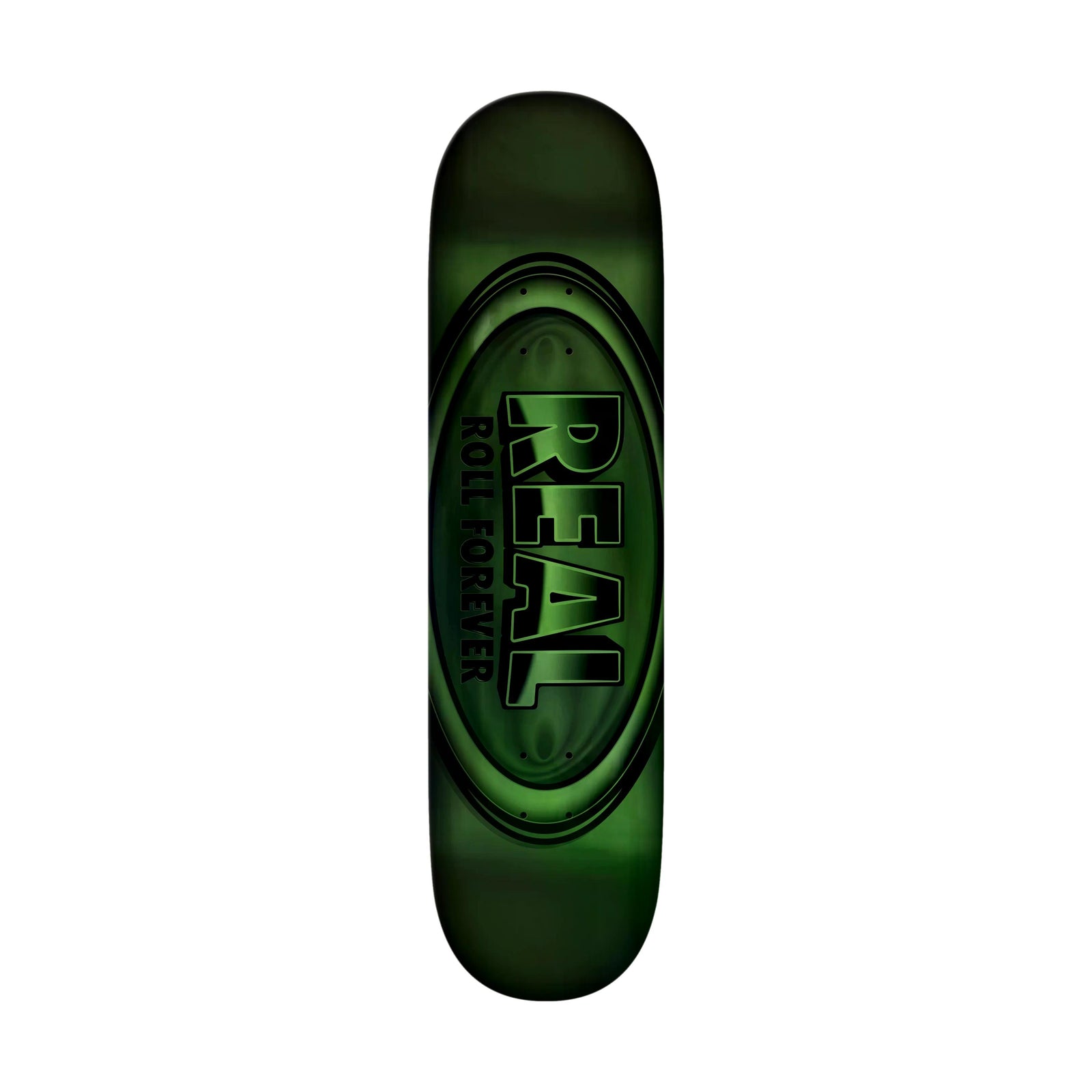 Real DBX Oval Green Foil 8.5" Full Deck - Venue Skateboards